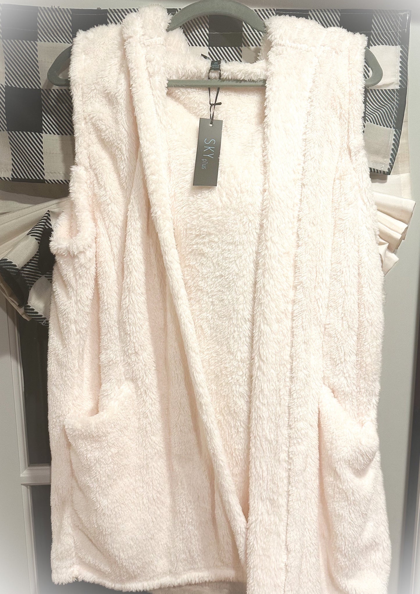 OH TEDDY! Sherpa Hooded Vest