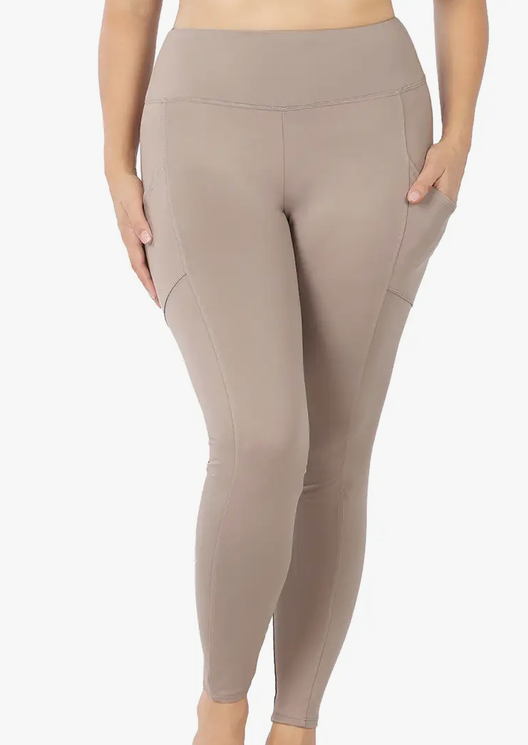 LIKE BUTTA Leggings - Ash Mocha