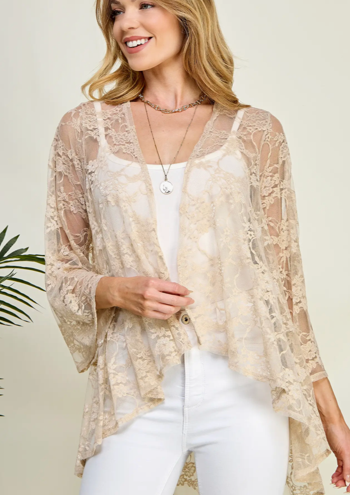 GRACE Cardigan - Beige