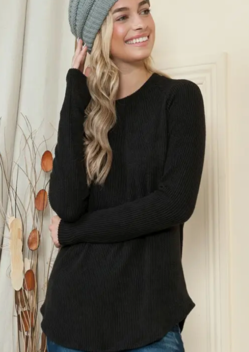 SNUGGLE-BUG Ribbed Sweater