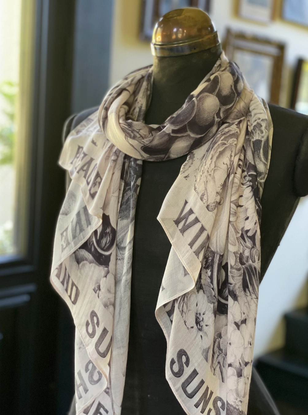 Peace, Wine & Sunshine Scarf