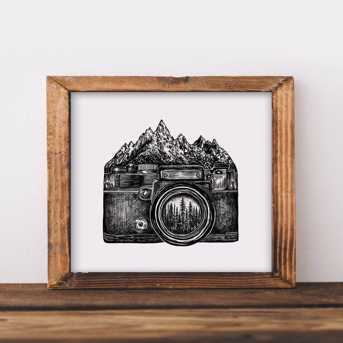 Mountain Camera Print