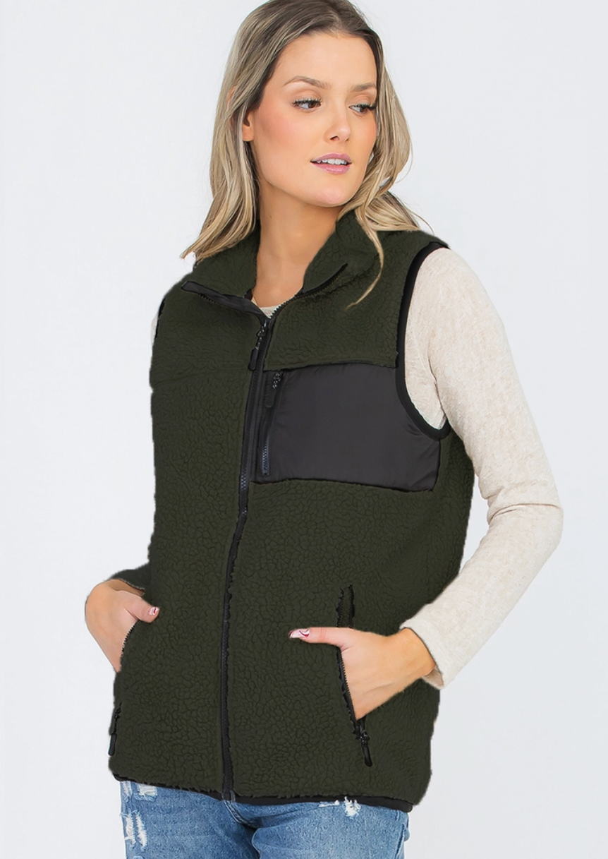 GUYS & GALS SHERPA FLEECE VEST