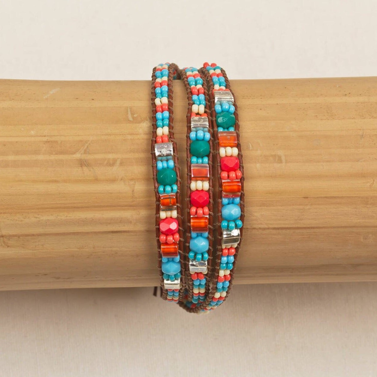 Wrapped 'n Ready Beaded Bracelet