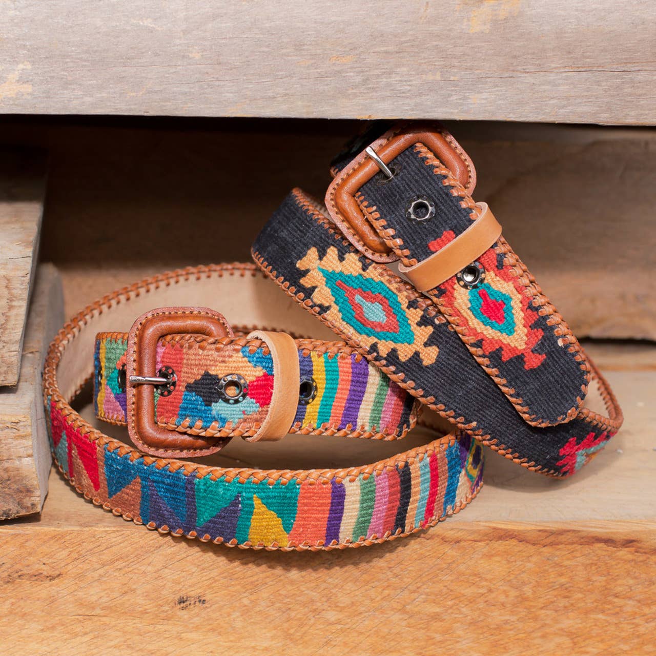 Tribe Vibe Navajo Design Belt