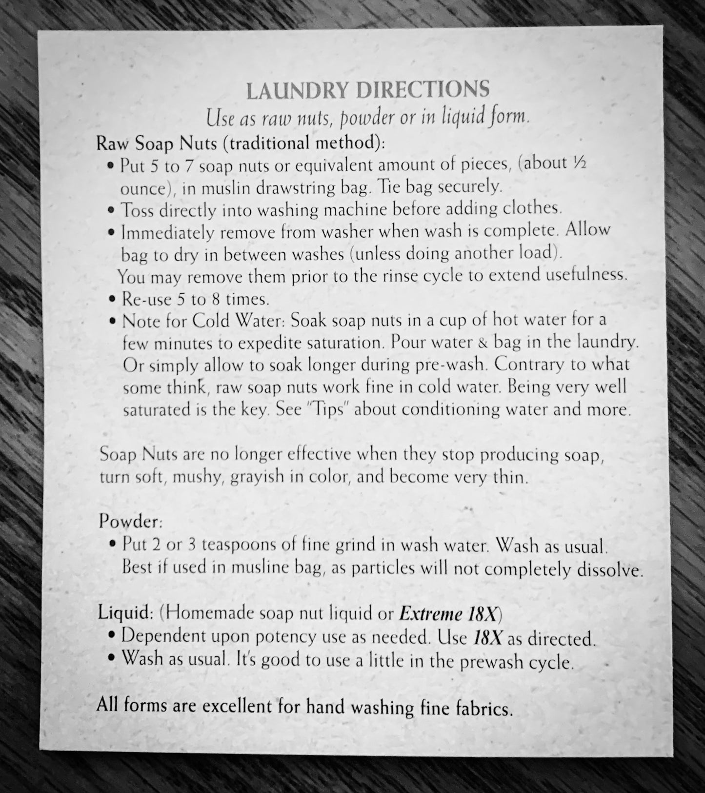 Go Nuts For Laundry!