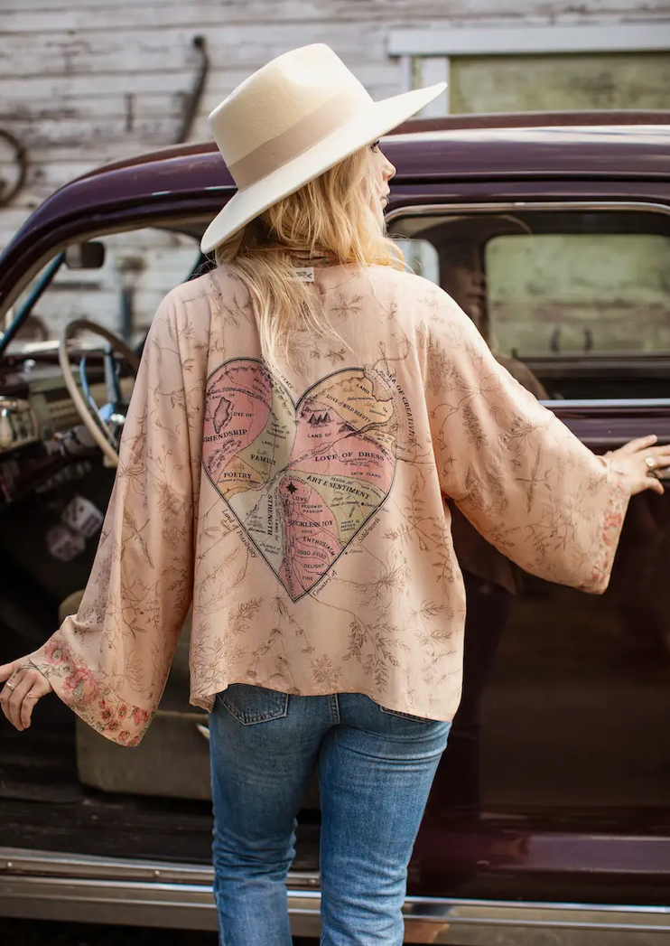 MAP OF MY HEART Cardigan