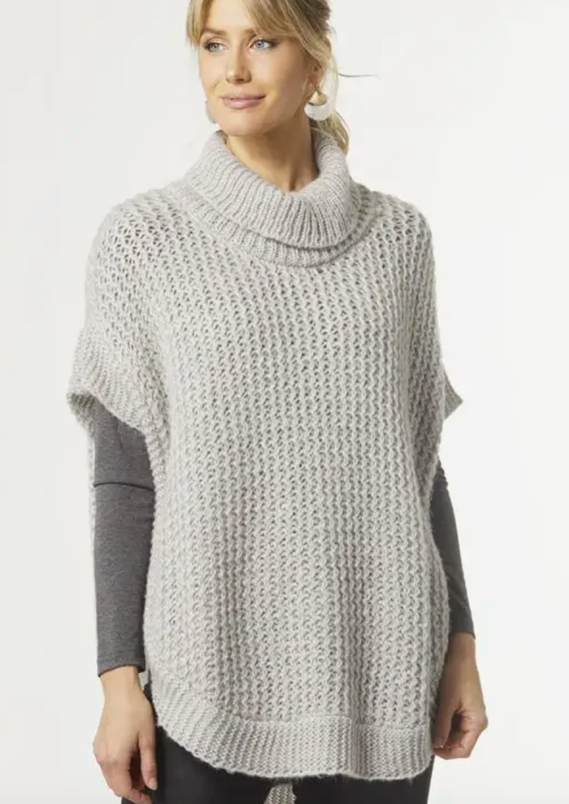 COWL NECK SWEATER