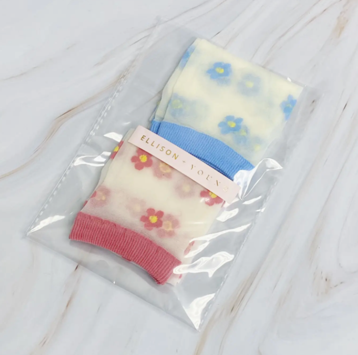 MINI FLOWER SHEER SOCKS