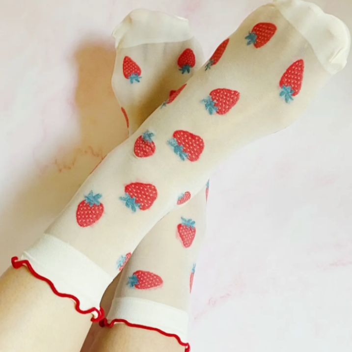 DOTS & STRAWBERRIES SOCKS