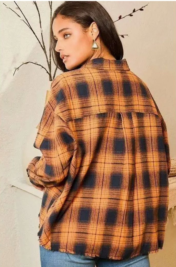 Halloween Plaid Shirt