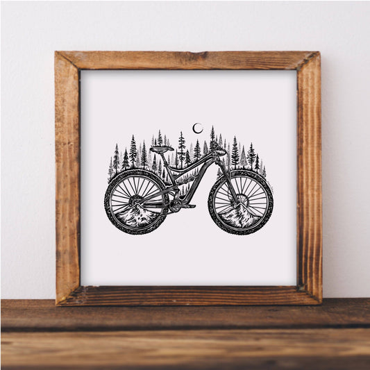 Mountain Biking Print